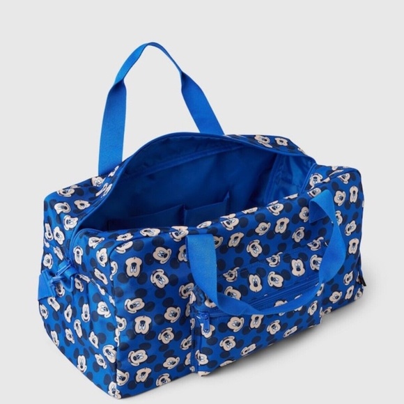 BNWT NEW GAP GapKids x DISNEY Mickey Mouse Recycled Weekend Duffle Tote Bag! - Picture 2 of 3